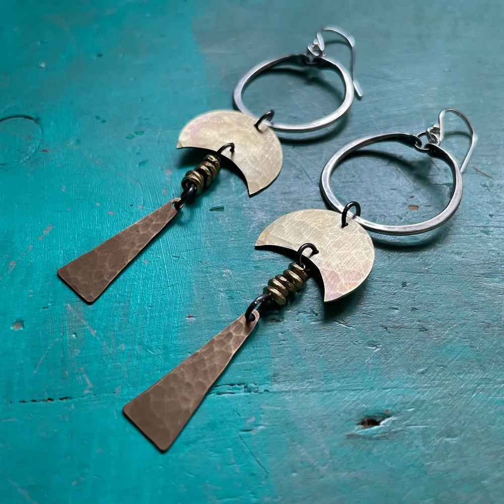 
                      
                        The Warrior Moon Earrings by Jennifer Kahn Jewelry
                      
                    