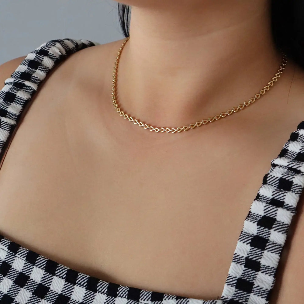 
                      
                        The Jolie Chain Necklace by Jessa Jewelry 
                      
                    