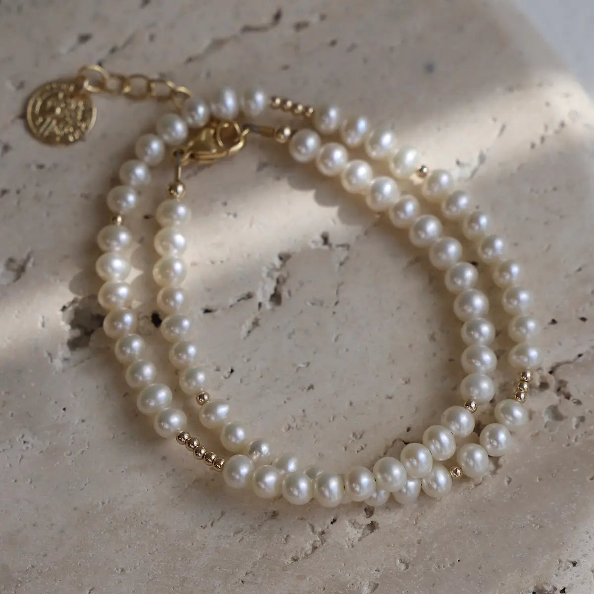 Shop the Pearl Double Wrap Bracelet from Katie Waltman Jewelry at Harbour Thread boutique. 