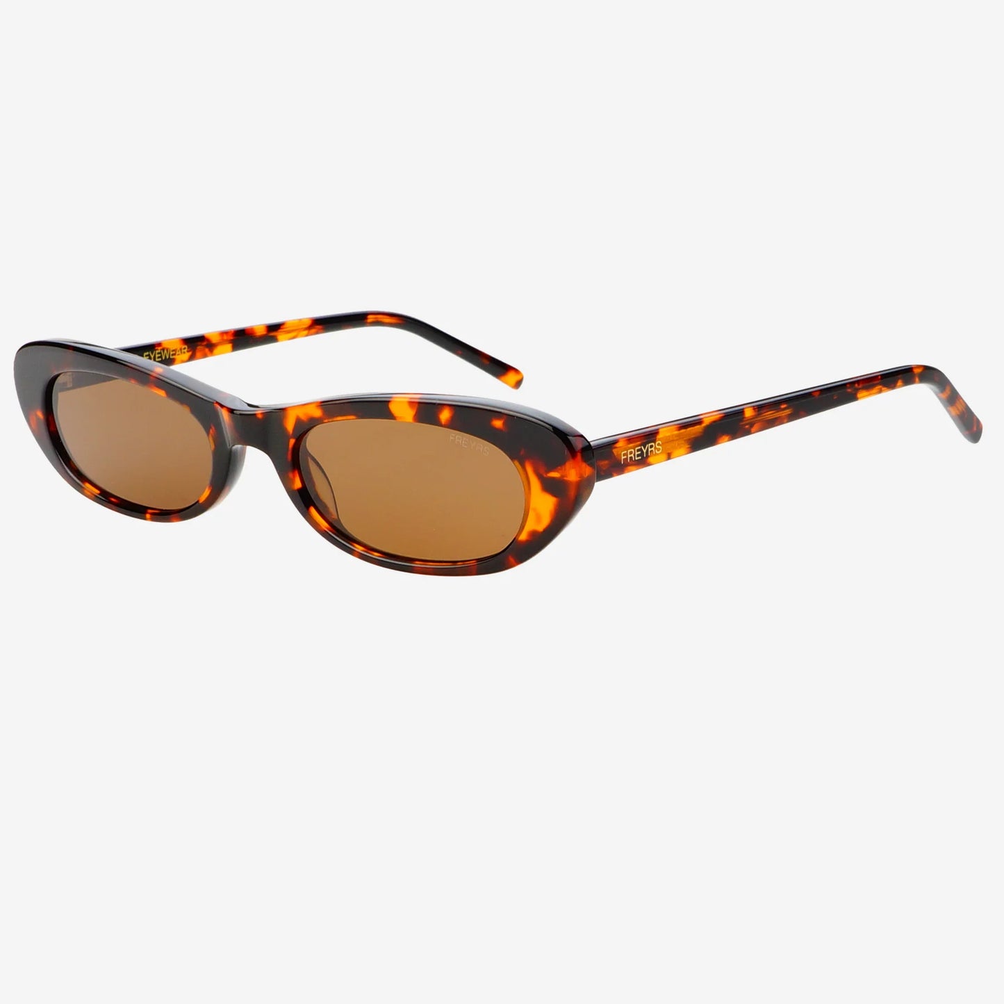 Shop the FREYRS Sophie Acetate Cat Eye Women's Sunglasses in the color Tortoise at Harbour Thread