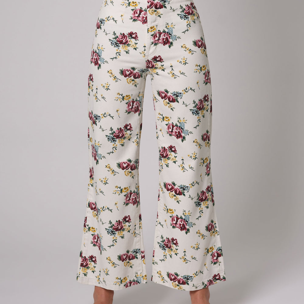 Rolla's Sailor Pant Floral - Cream