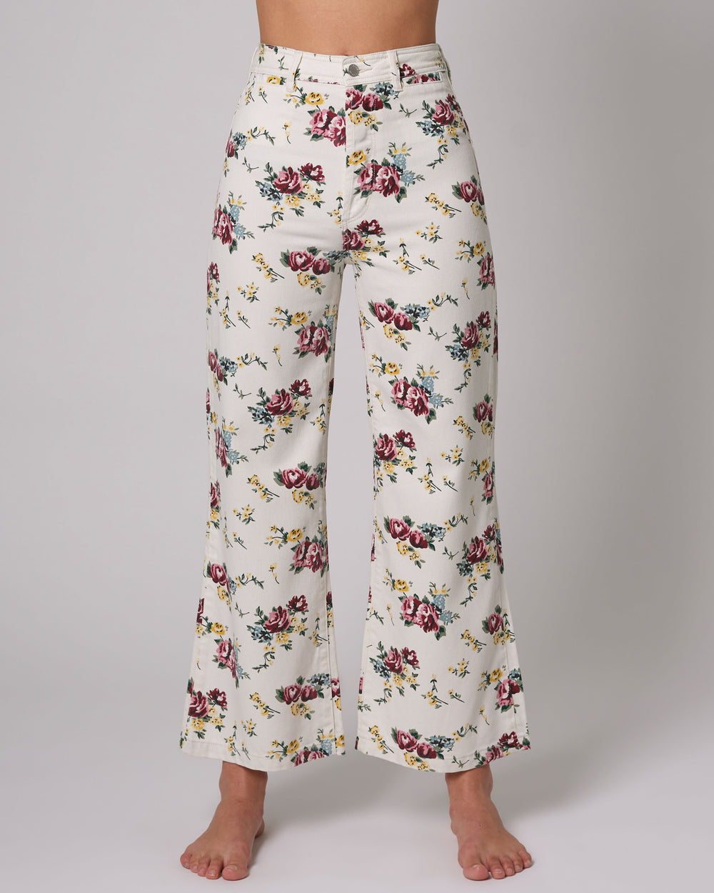 Rolla's Sailor Pant Floral - Cream