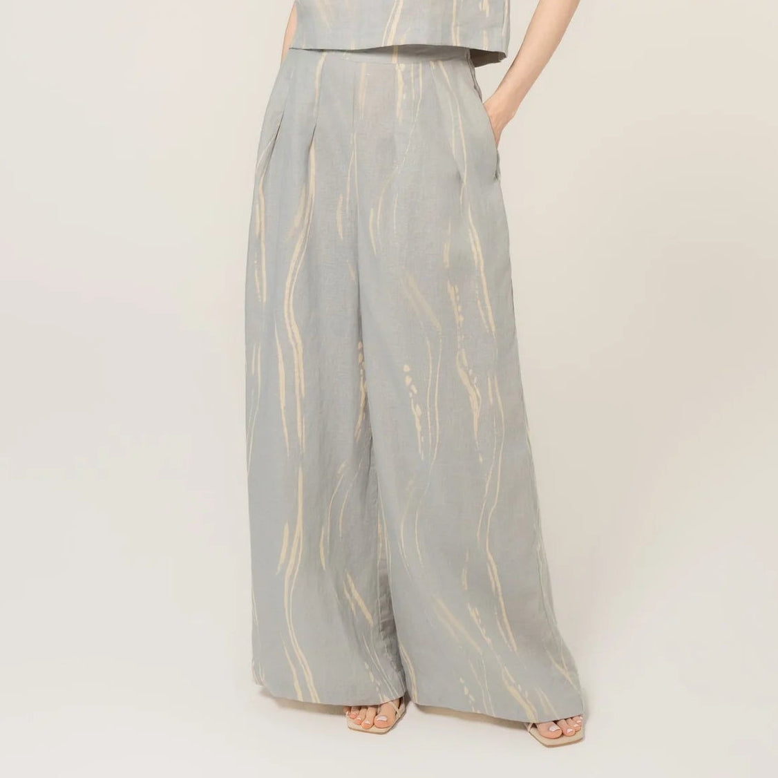 Bel Kazan Chelsey Pant in the color Sky Sumi