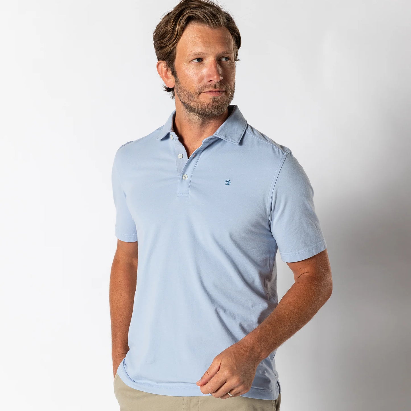 Embrace elevated casual style with the Duck Head Hanover Pima Cotton Polo, now at Harbour Thread men's store in St. Petersburg, FL. 
