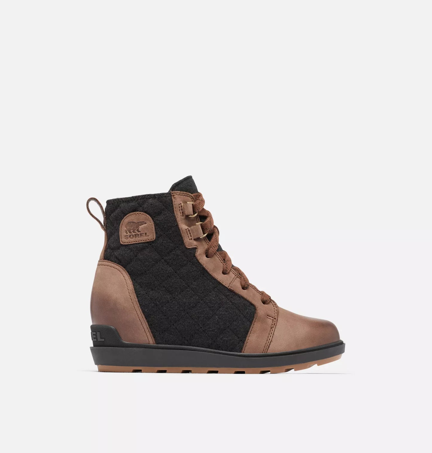 SOREL Evie II NW Lace Boot Tobacco Black Harbour Thread
