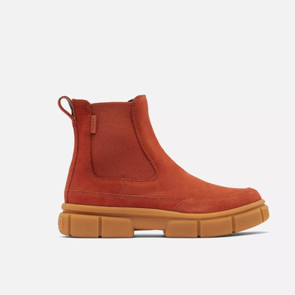 
                      
                        Side view of the Sanguine Explorer STRT Women's Chelsea Boot by Sorel
                      
                    