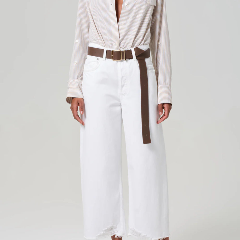 
                      
                        Shop the white Ayla Raw Hem Crop women's jeans by Citizens Of Humanity at Harbour Thread
                      
                    