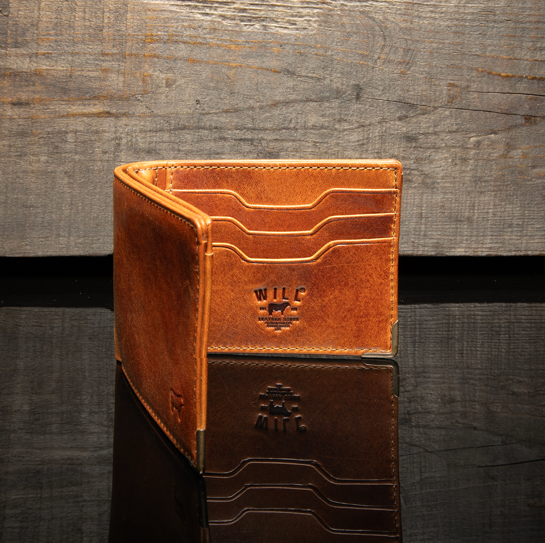 The Will Leather Goods The Industrialist Billfold is a perfect gift to be enjoyed for years to come. Find yours at Harbour Thread men's store in Burlington, VT!