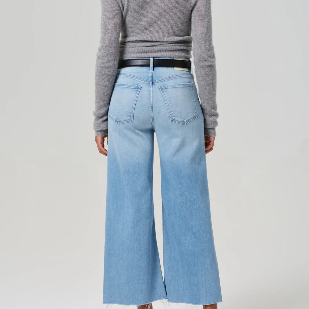 
                      
                        Light wash wide leg women's jeans
                      
                    