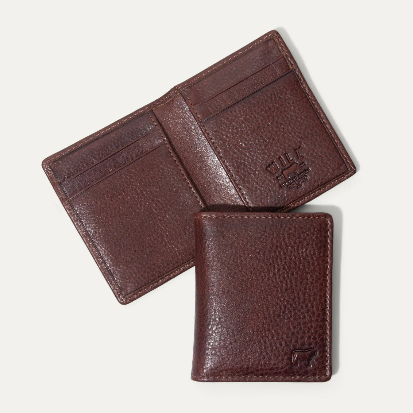Will Leather Goods Classic Front Pocket Wallet in Cognac, available at Harbour Thread men's store