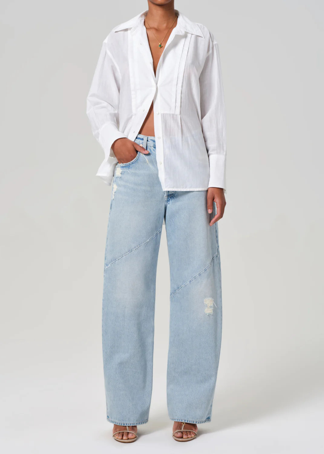 The Ayla Swirl Baggy Cuffed Women's Jeans by Citizens Of Humanity are available at Harbour Thread in the color Hallstatt