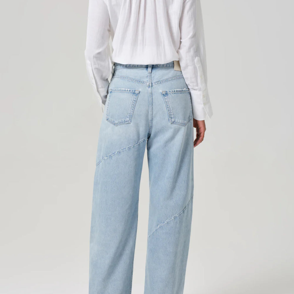 
                      
                        Super soft non-stretch relaxed fit women's denim
                      
                    