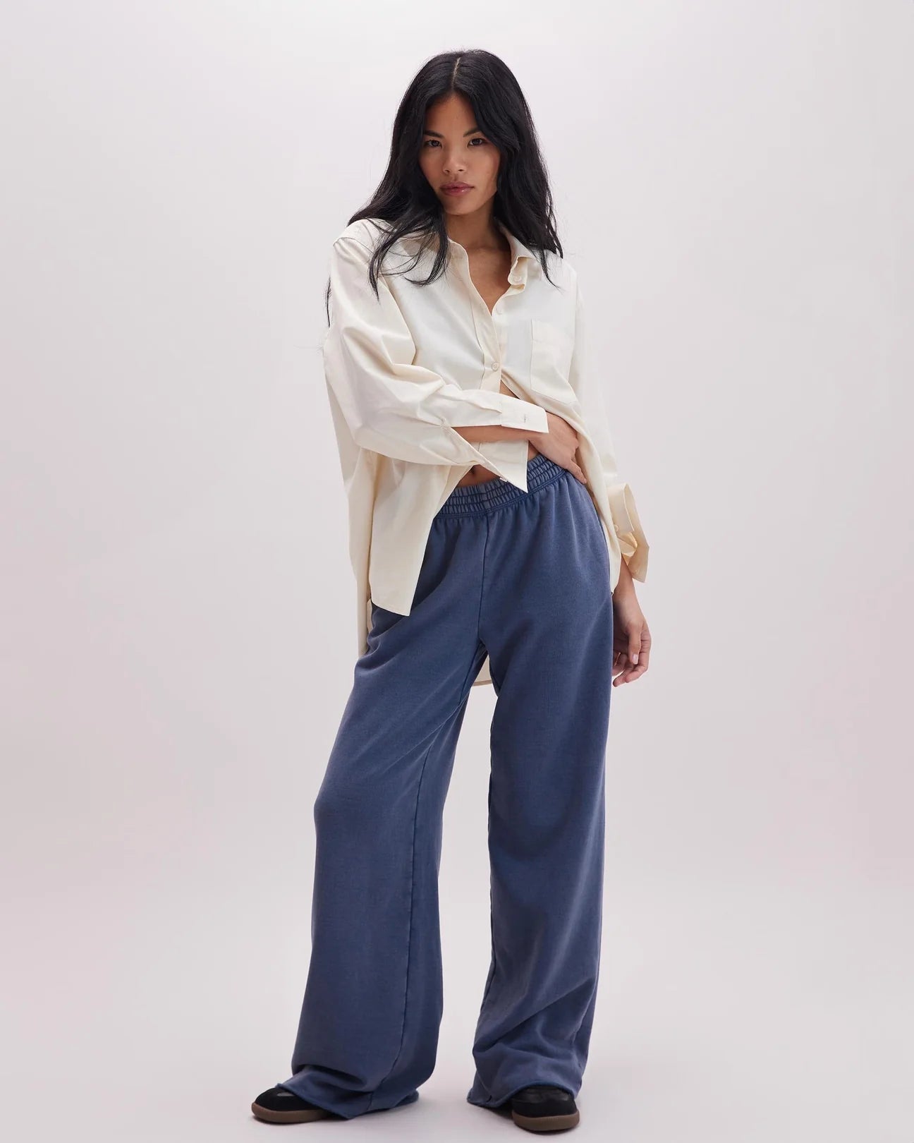 Richer Poorer Recycled Fleece Wide Leg Pant