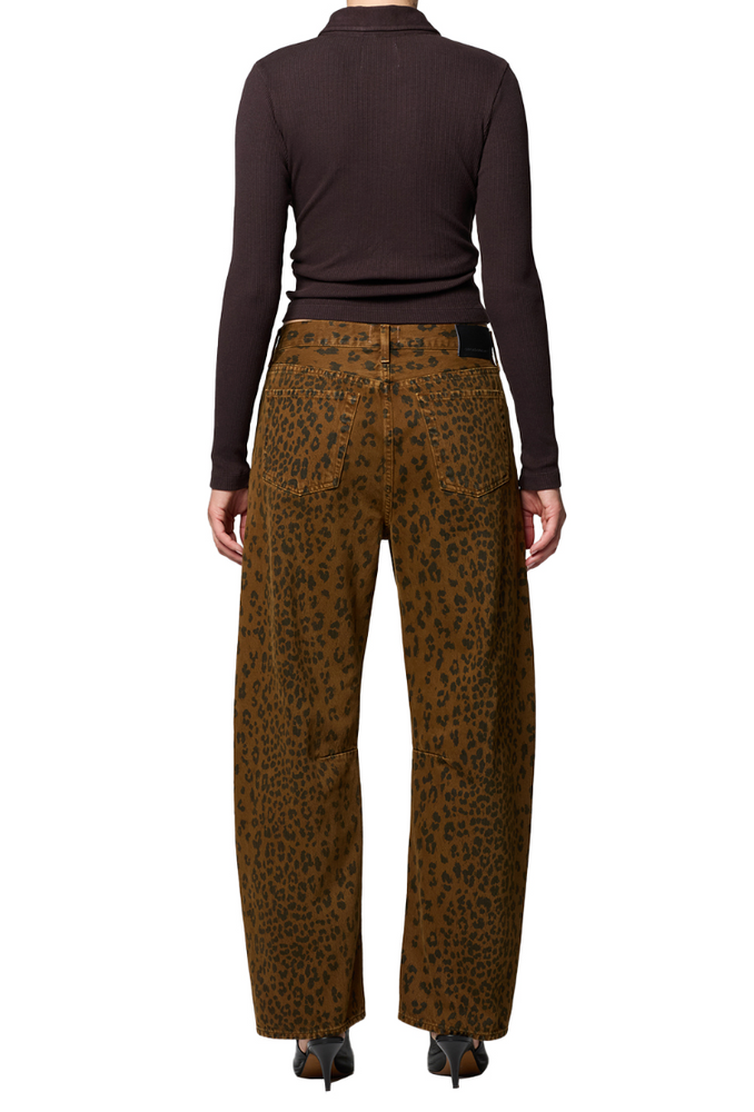 
                      
                        dark brown cheetah print barrel leg women's jeans from Citizens Of Humanity
                      
                    