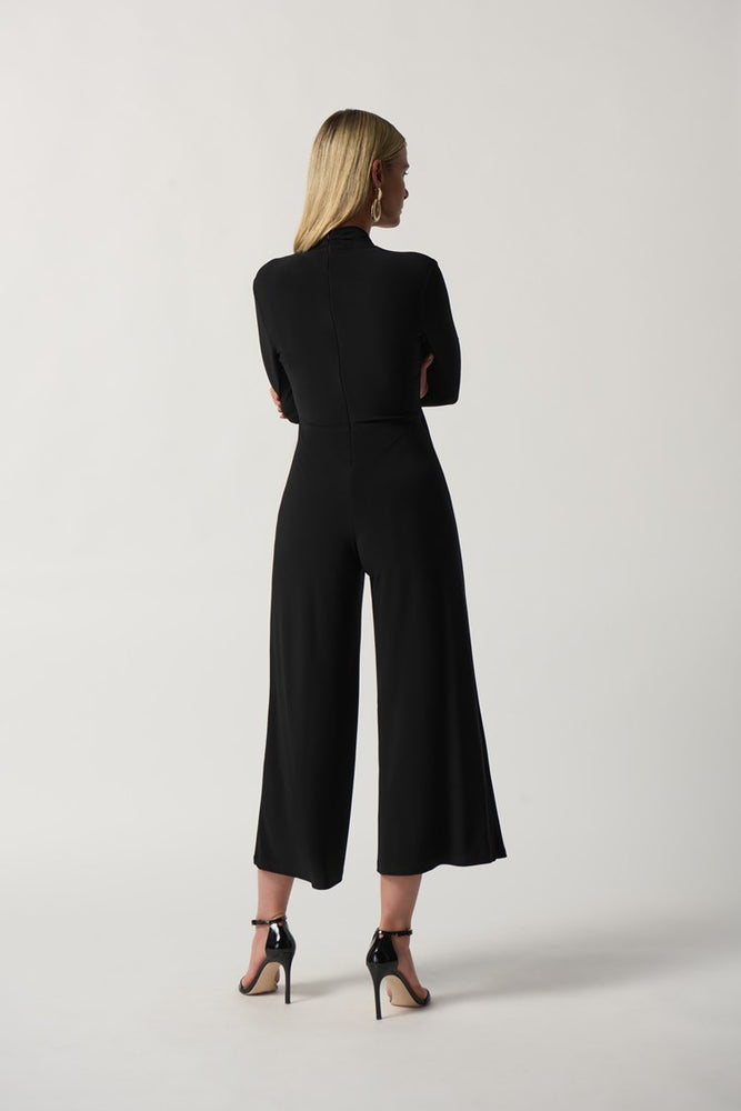 Joseph Ribkoff Wrap Culotte Jumpsuit - Black