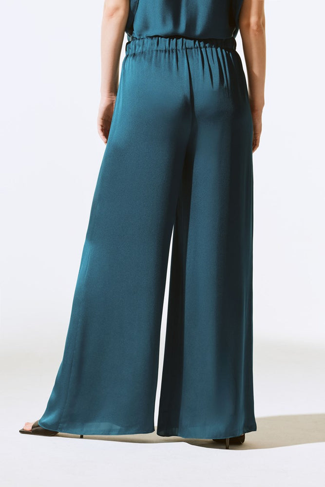 
                      
                        Back view of the Twilight Satin Wide-Leg Pants by Joseph Ribkoff
                      
                    