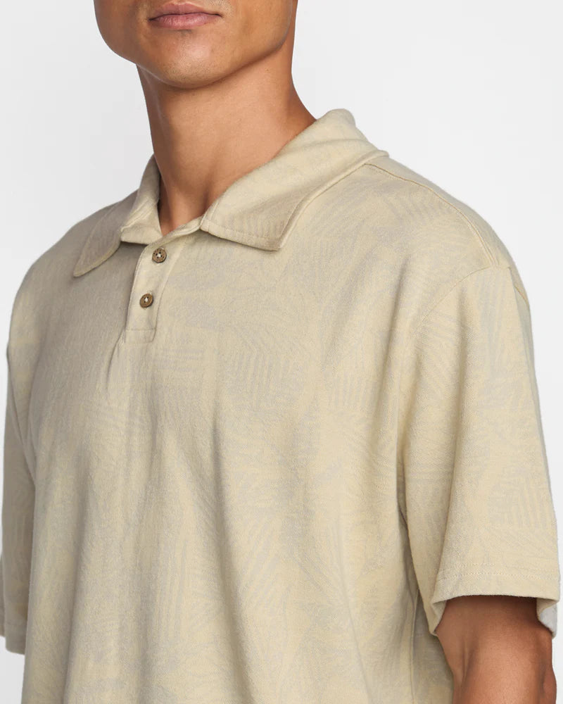 RVCA men's short sleeve polo shirt at Harbour Thread
