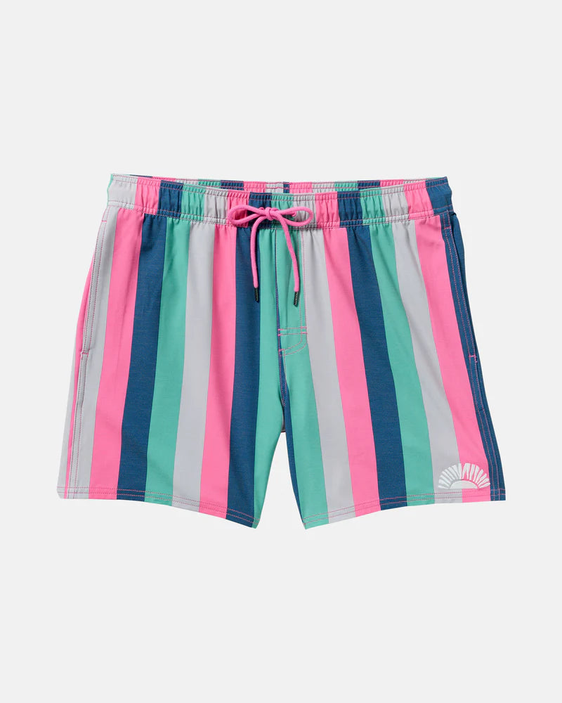 Embrace bold swim style with the RVCA Resort Elastic 16