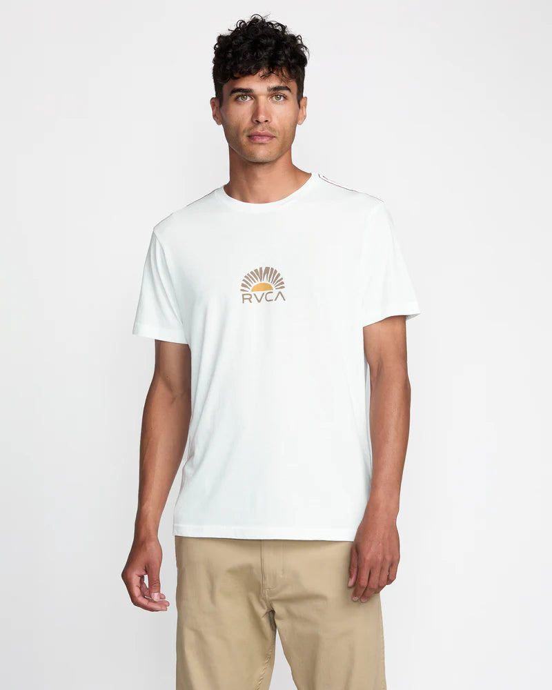 Embrace effortless summer style with the RVCA Rise Cut Short Sleeve Tee, now at Harbour Thread men's store in Burlington, VT. 