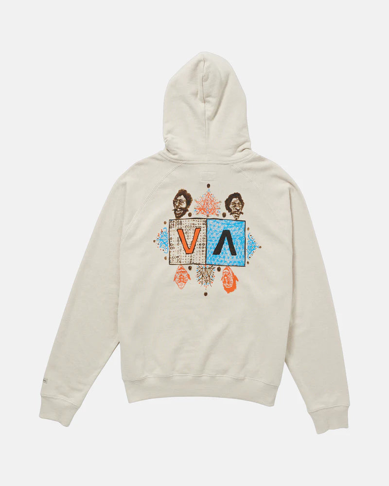 RVCA men's hoodie with custom graphic