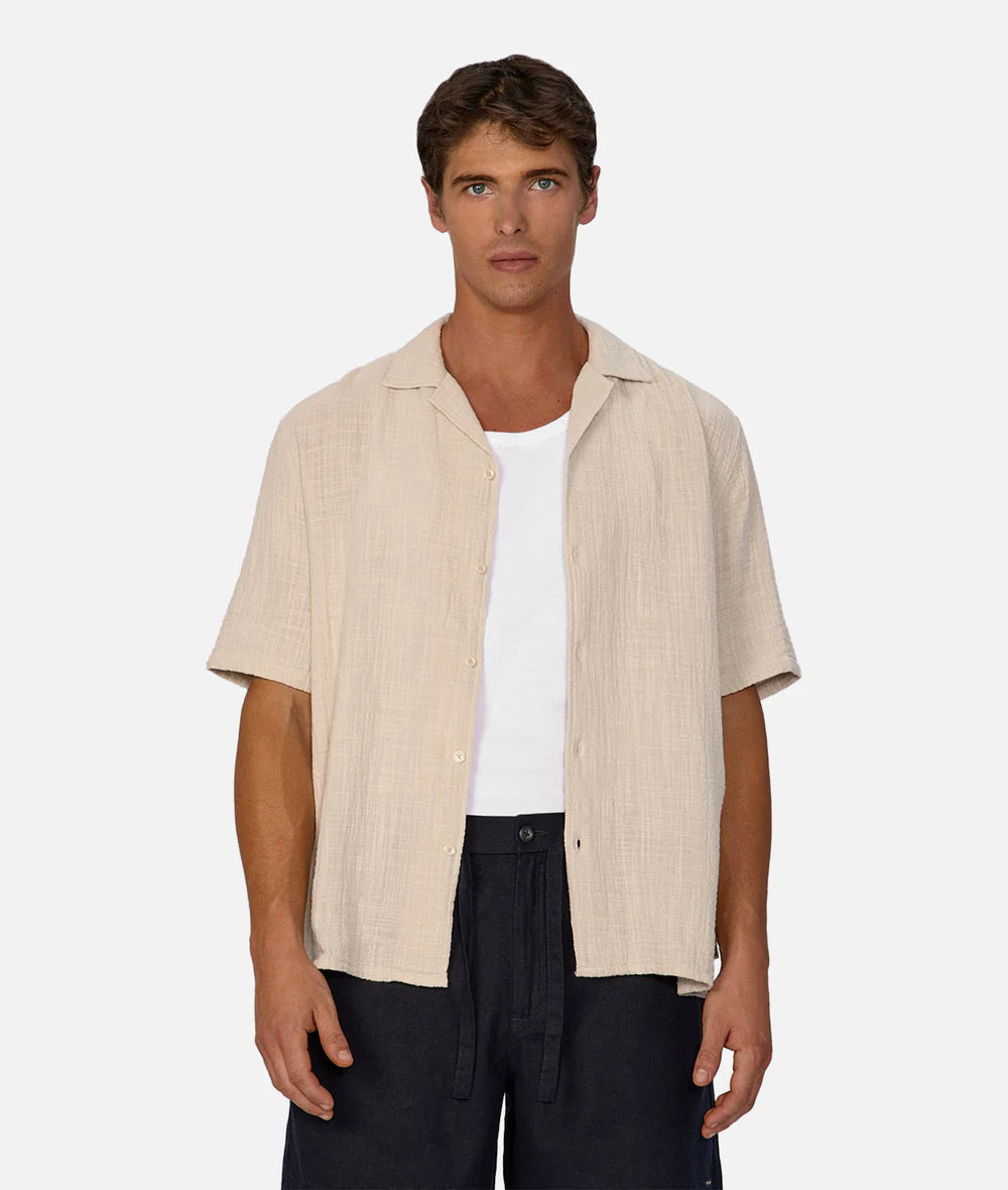 Shop the Seguro Short Sleeve Shirt by Industrie at Harbour Thread for effortlessly cool and casual summer style. 