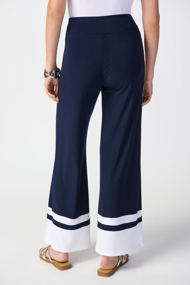 
                      
                        Joseph Ribkoff Colorblock Wide-Leg Pants - Midnight Blue/Vanilla
                      
                    