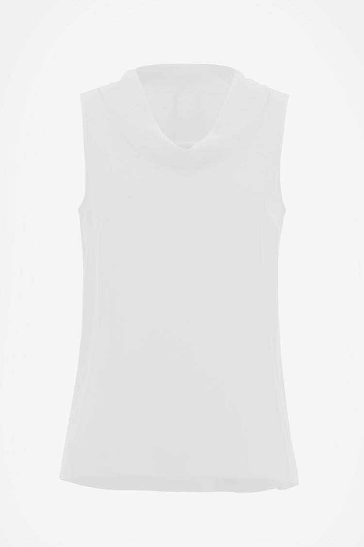 Joseph Ribkoff Georgette Sleeveless Top - Off White