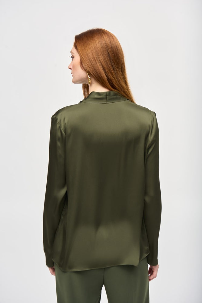 
                      
                        Back view of the Iguana Satin Straight Top by Joseph Ribkoff
                      
                    