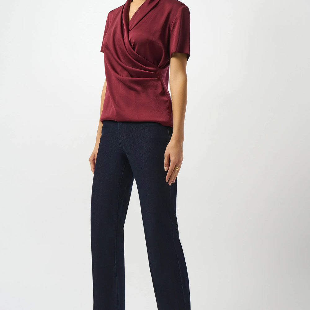 The Joseph Ribkoff Brooke Classic Bootcut Stretch Jeans are a comfortable closet staple. Shop yours at Harbour Thread women's boutique in Burlington, VT!