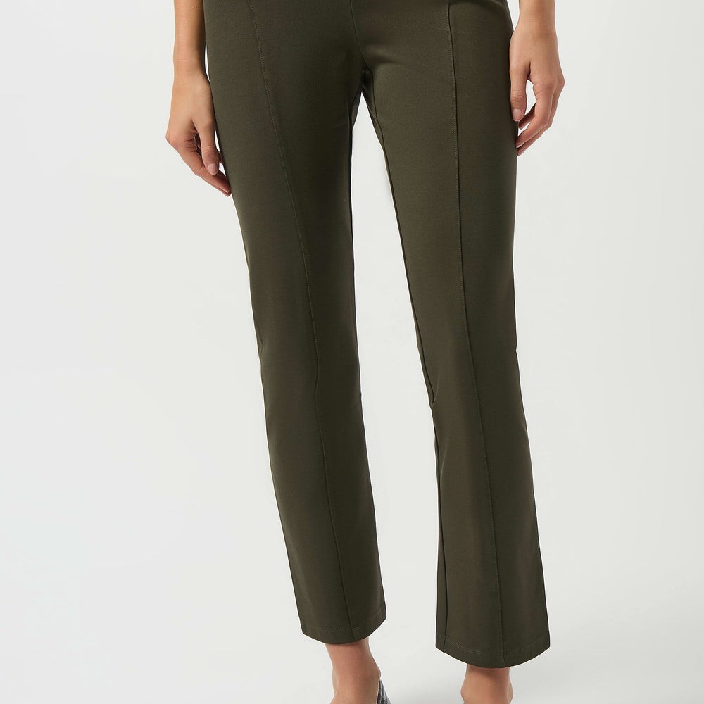 Shop women's wardrobe staples at Harbour Thread boutique in Burlington, VT! New arrivals include the Joseph Ribkoff Heavy Knit Slim Fit Pull-On Pants in Avocado. 