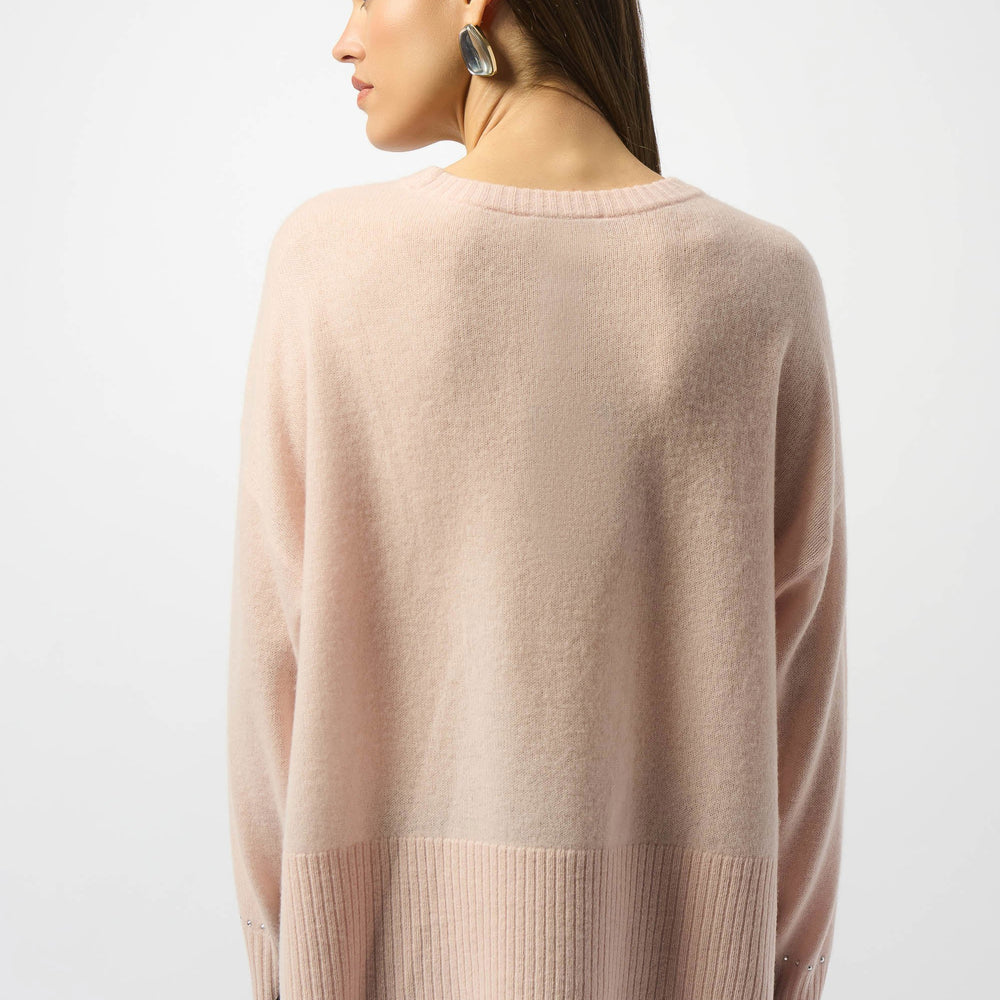 
                      
                        Joseph Ribkoff Cashmere Crew Neck Top with Stud Detailing
                      
                    