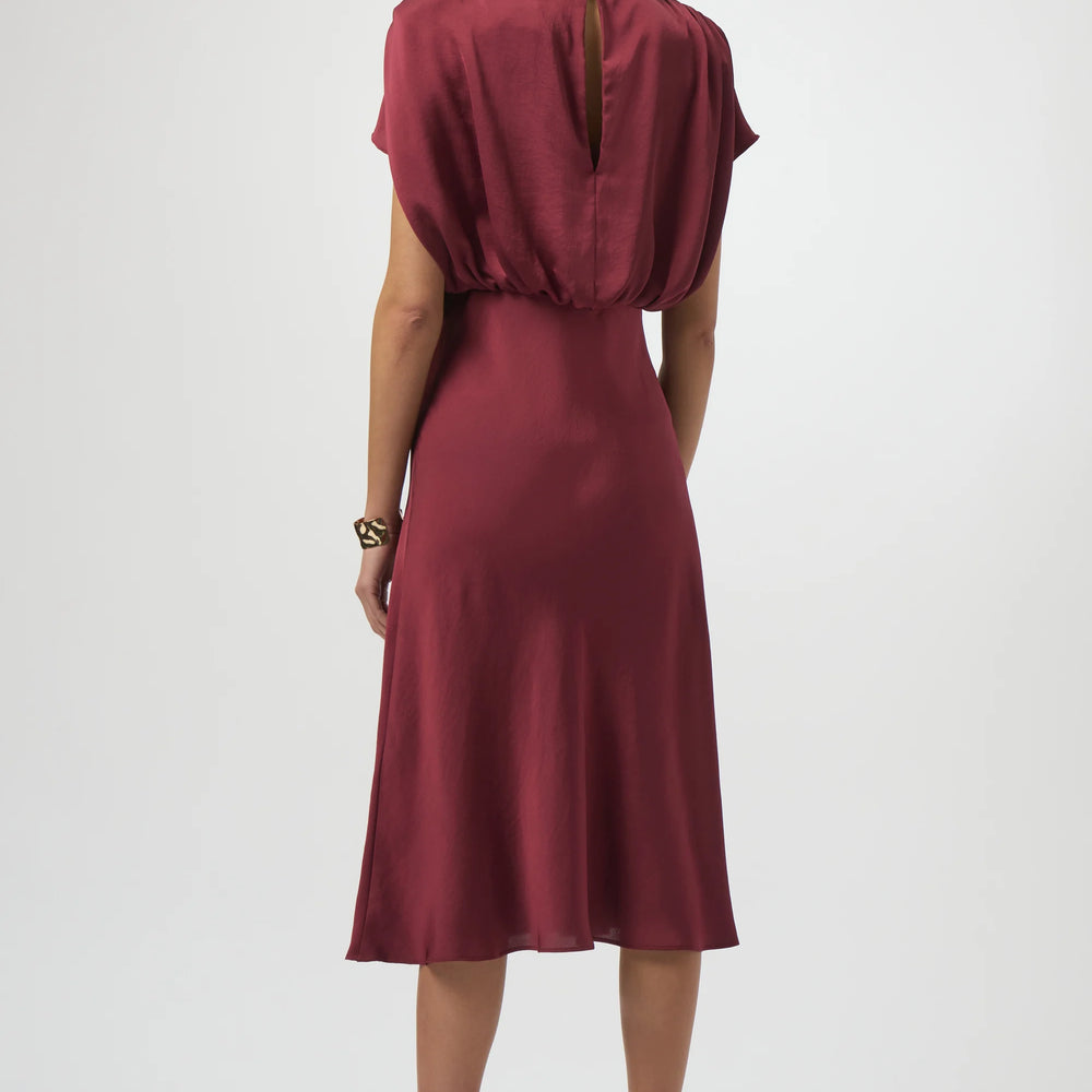 
                      
                        Joseph Ribkoff Recycled Satin Blouson A-Line Dress
                      
                    