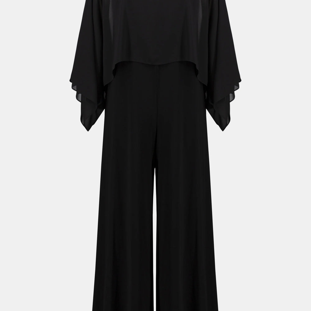 
                      
                        Joseph Ribkoff Silky Knit and Chiffon Wide Leg Jumpsuit
                      
                    