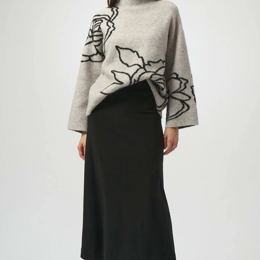 Joseph Ribkoff Sweater Knit Floral Print Pullover