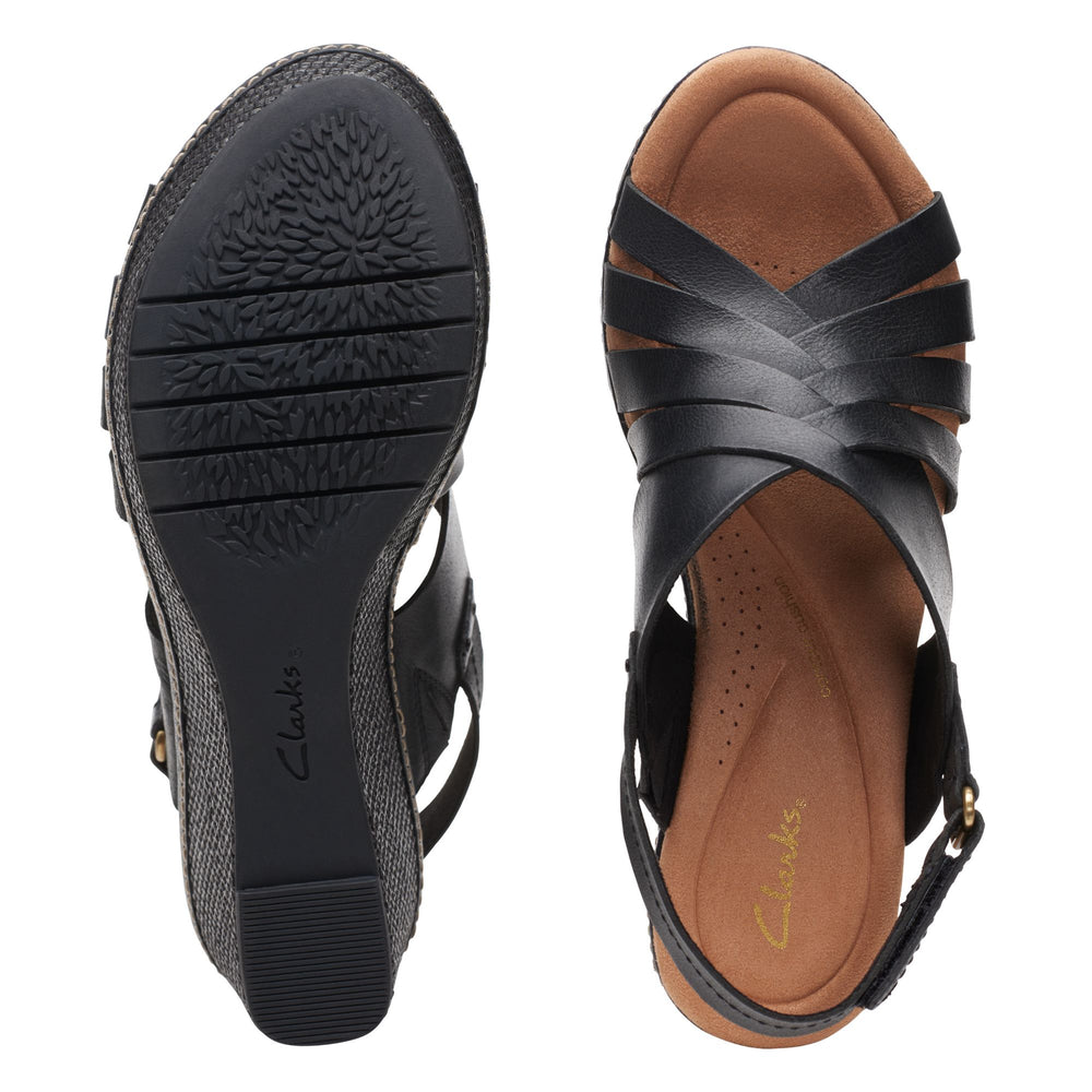 
                      
                        Clarks Elleri Grace Sandal - Black Leather
                      
                    