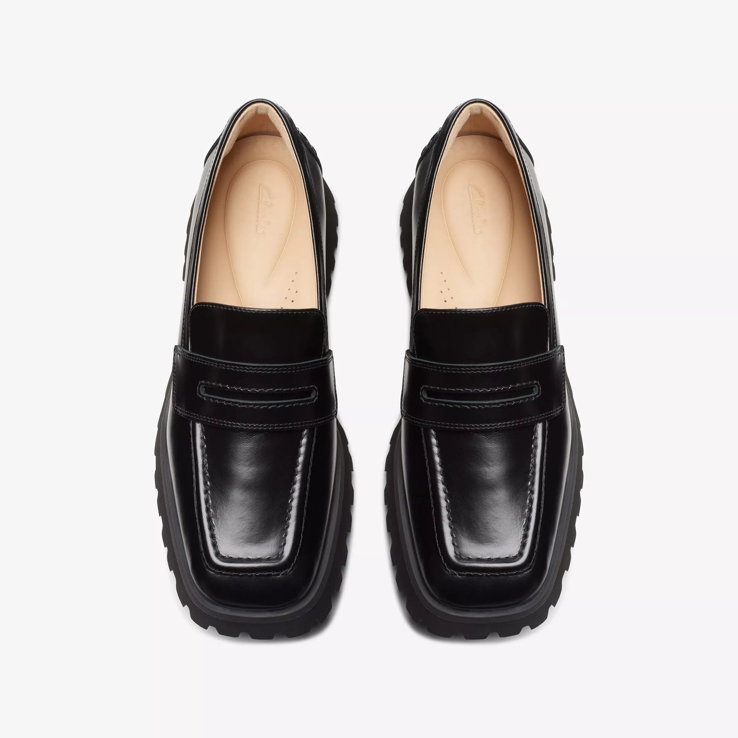 Clarks Stayso Edge Loafer - Black Leather