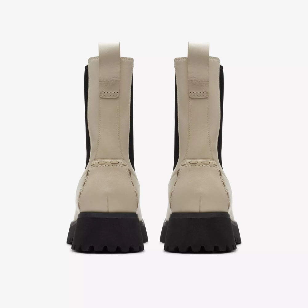 
                      
                        Clarks Stayso Rise Boot - Ivory Leather
                      
                    