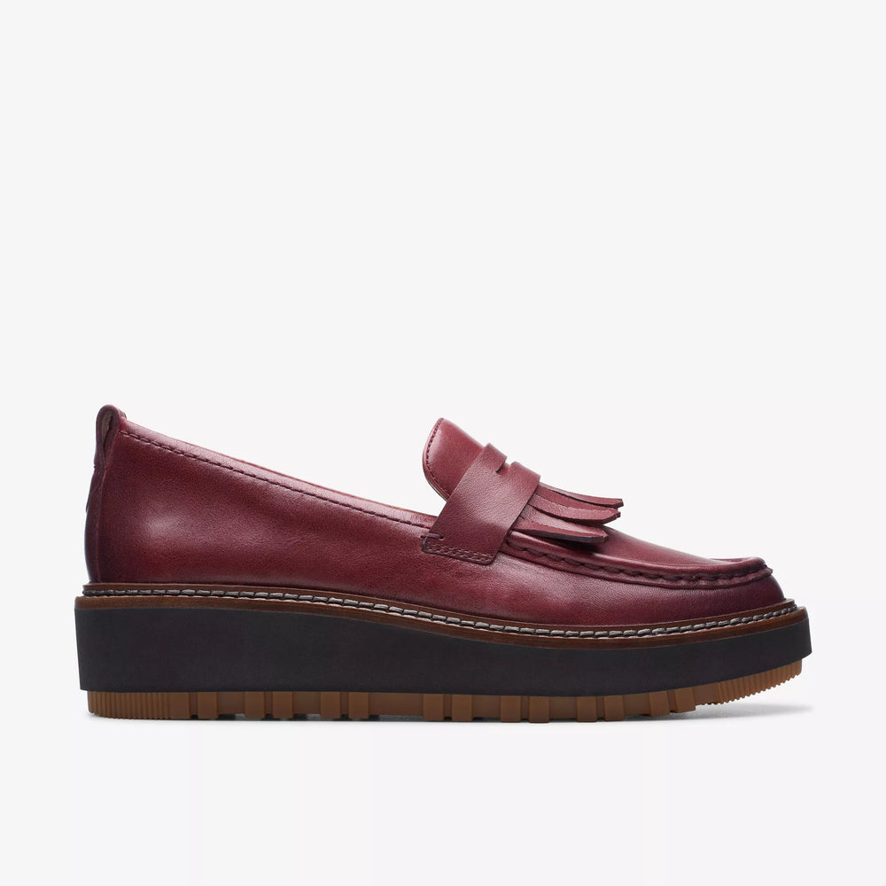 
                      
                        Clarks Orianna Loafer - Burgundy
                      
                    