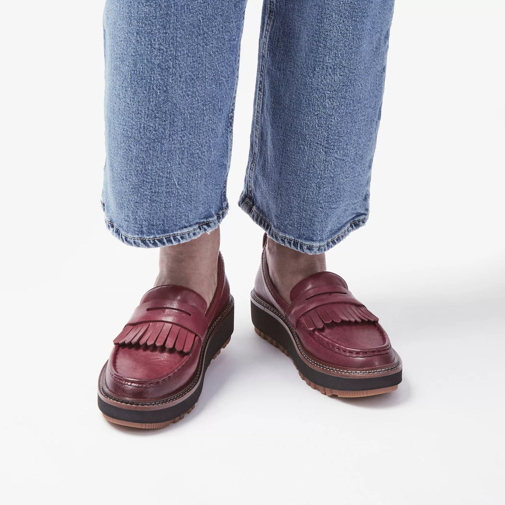 
                      
                        Clarks Orianna Loafer - Burgundy
                      
                    