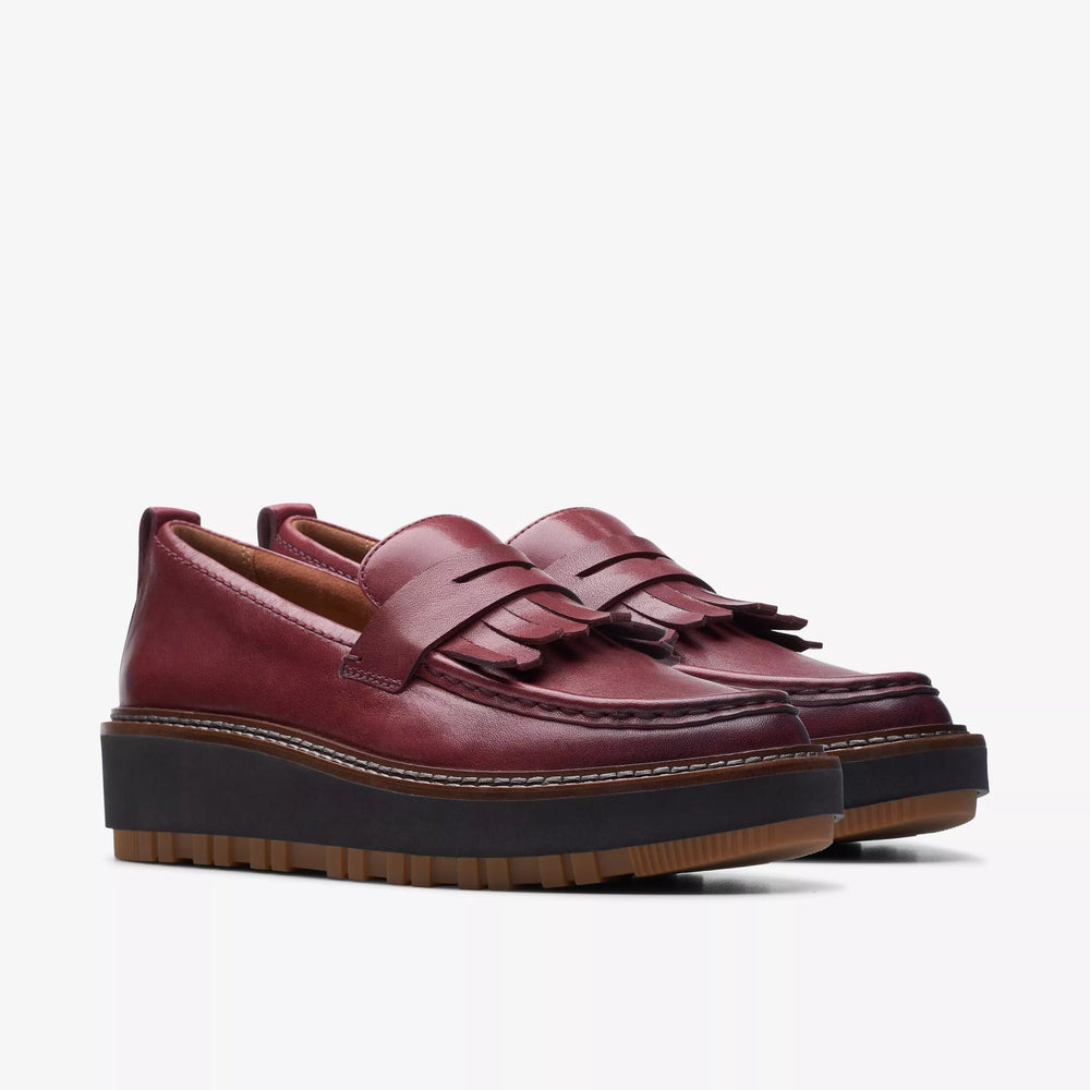 
                      
                        Clarks Orianna Loafer - Burgundy
                      
                    