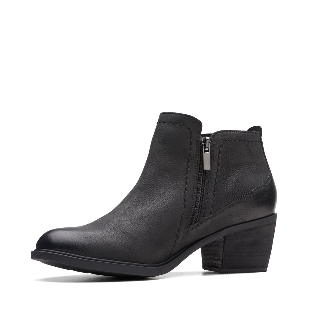 
                      
                        Clarks Neva Lo Ankle Boot - Black Leather
                      
                    