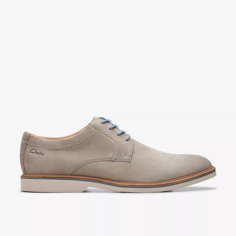 Clarks Atticus LT Lace Men's Shoe - Grey Nubuck