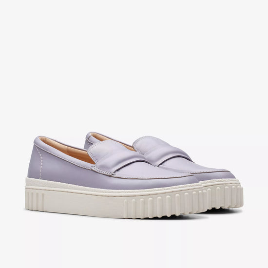 The Clarks Lilac Leather Mayhill Cove Loafer