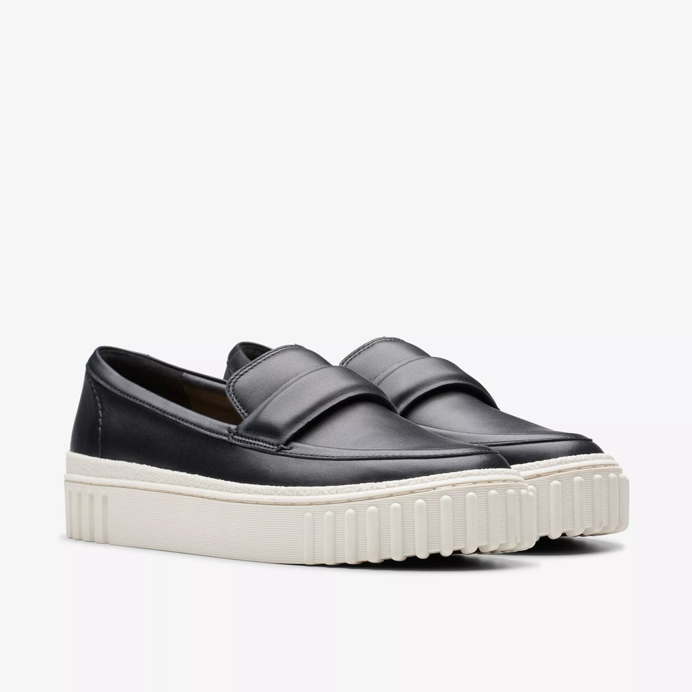 
                      
                        the black leather Mayhill Cove Loafer by Clarks
                      
                    