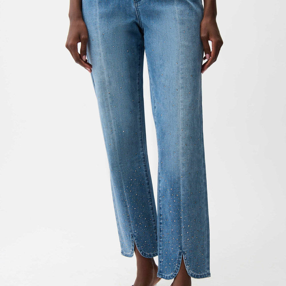 
                      
                        Joseph Ribkoff Slim Leg Jeans With Rhinestone Detail
                      
                    