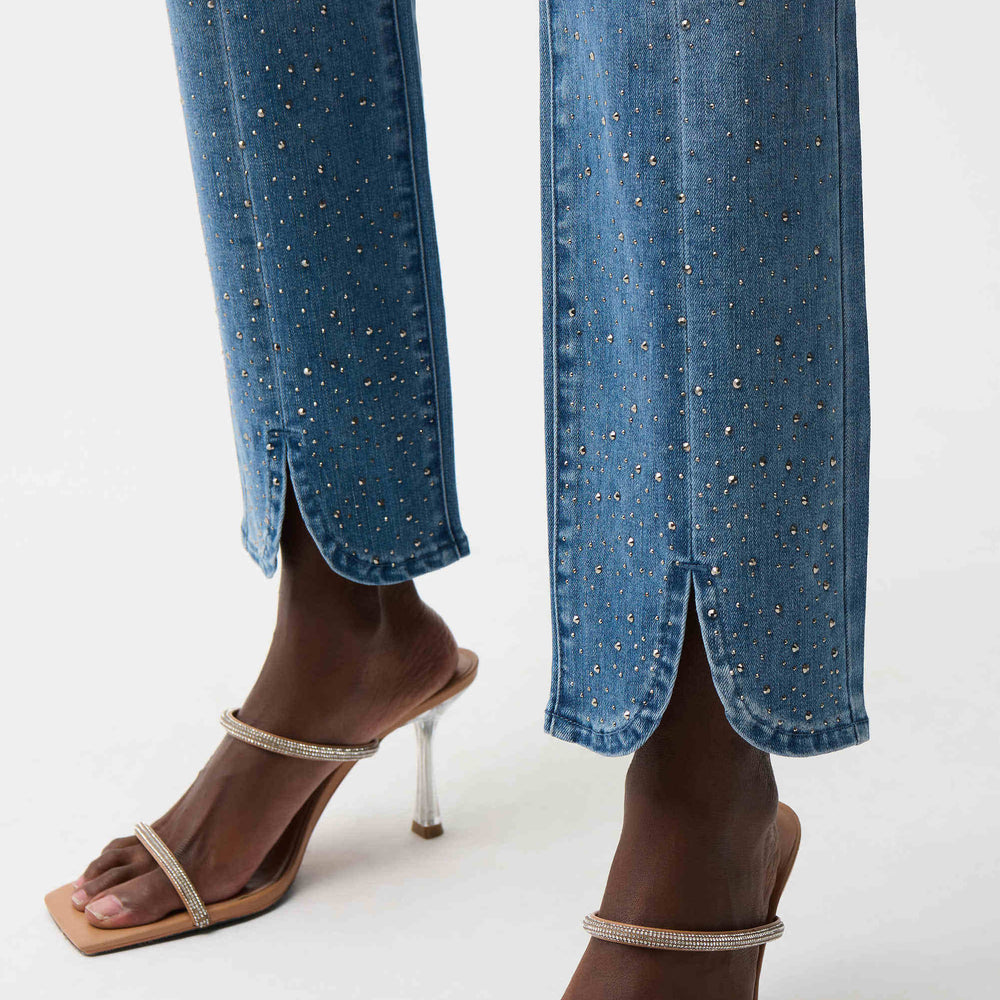 
                      
                        Joseph Ribkoff Slim Leg Jeans With Rhinestone Detail
                      
                    