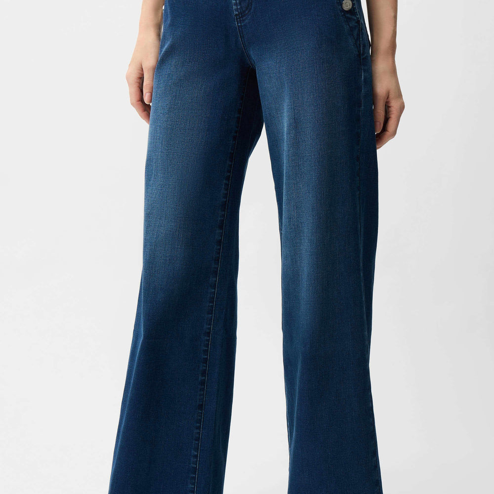 
                      
                        Joseph Ribkoff Wide Leg Pull-On Jeans
                      
                    