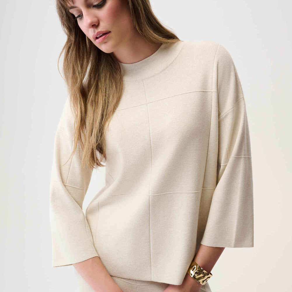 
                      
                        Joseph Ribkoff Brushed Viscose Straight Mock Neck Sweater
                      
                    