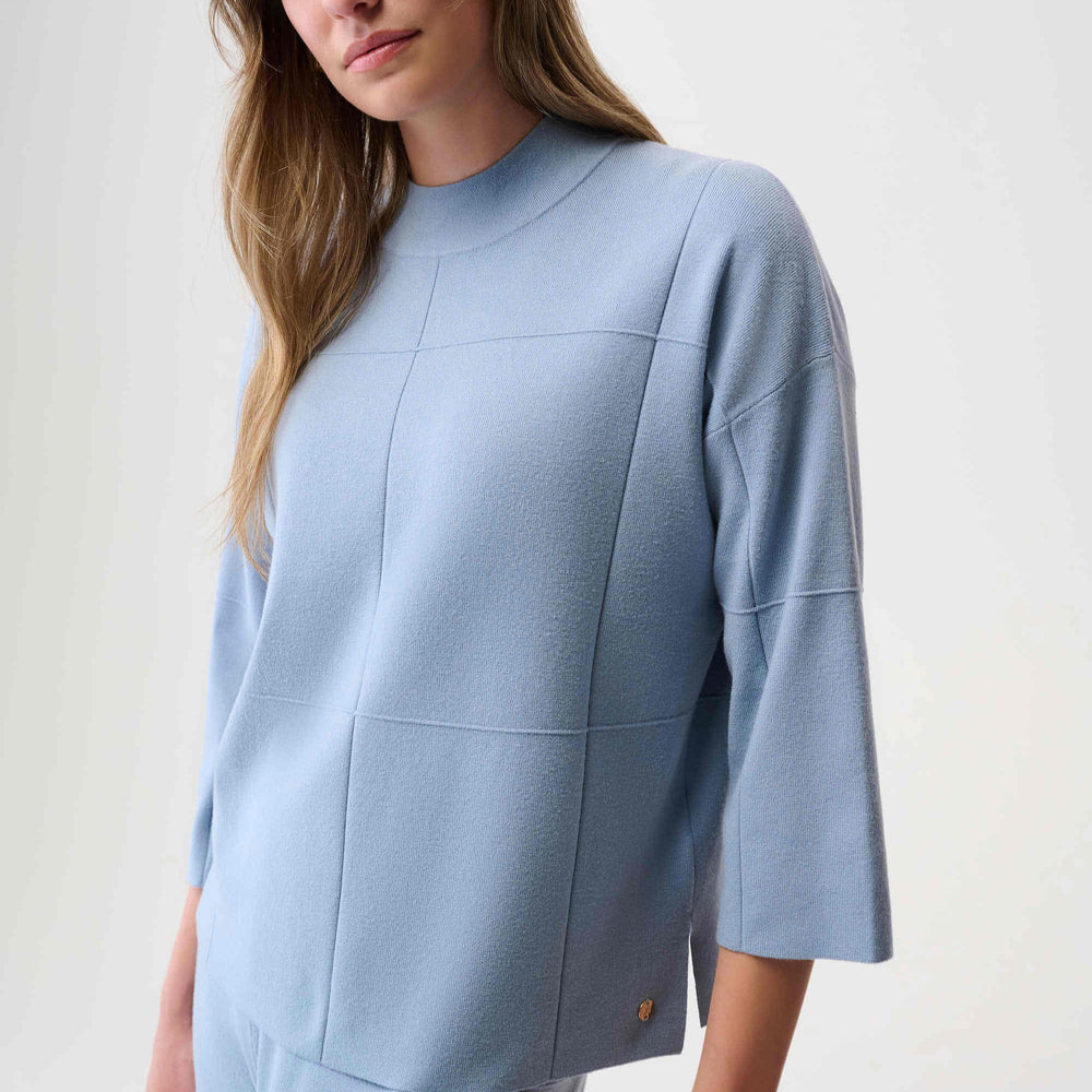 
                      
                        Joseph Ribkoff Brushed Viscose Straight Mock Neck Sweater
                      
                    