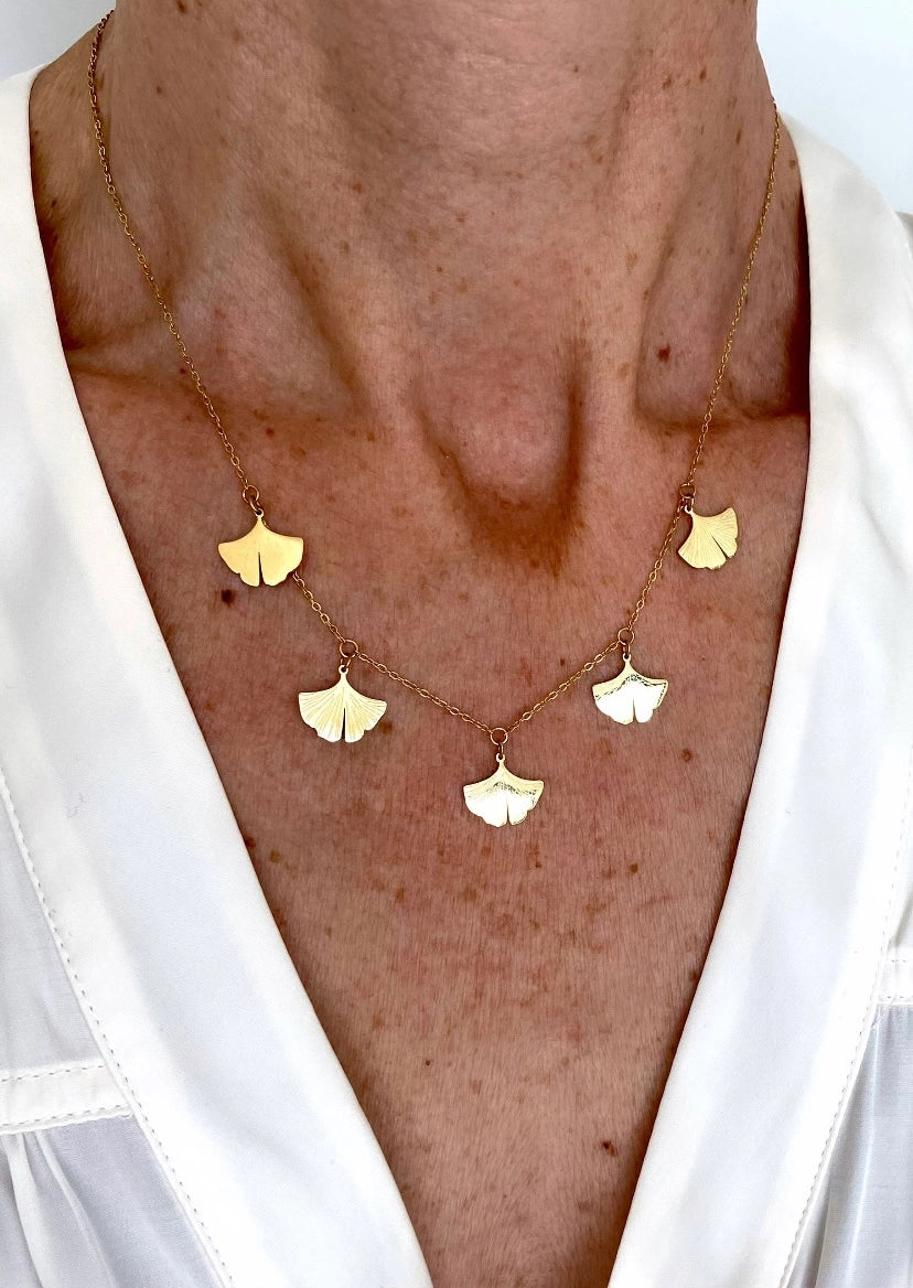 Ma Cocotte Gingko Necklace